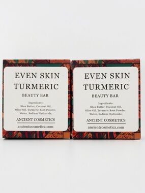 🆕 2 BARS Even Skin Turmeric Beauty Bar